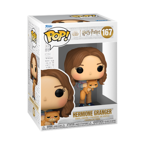 Funko Pop! 167 - Harry Potter: Hermione Granger with Crookshanks-0