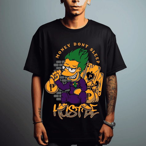 Polera Money Dont Sleep - Estilo Urbano-1