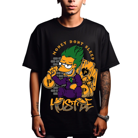 Polera Money Dont Sleep - Estilo Urbano-0