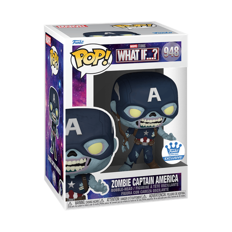 Funko Pop 948 - What If...?: Zombie Captain America - exclusivo-0