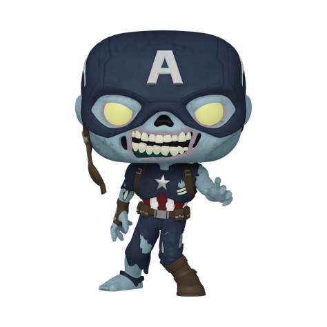 Funko Pop 948 - What If...?: Zombie Captain America - exclusivo-1