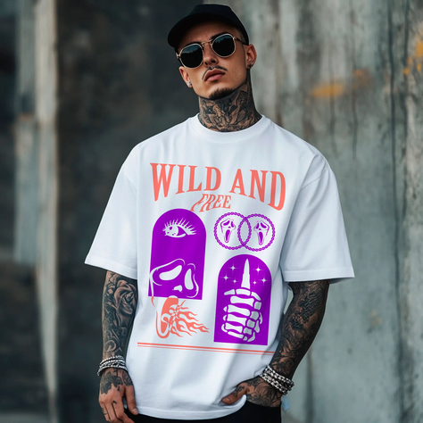 Polera Wild and free - Estilo Urbano-1