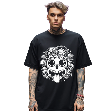Polera Estilo Urbano - Rick and Morty-0