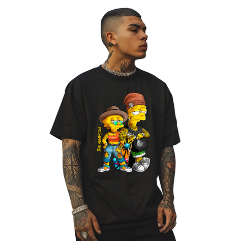 Polera Bart y Lisa Simpson - Estilo Urbano-0