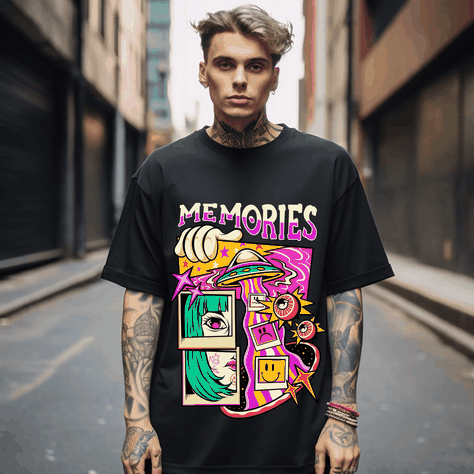 Polera Estilo Urbano - Memories-1