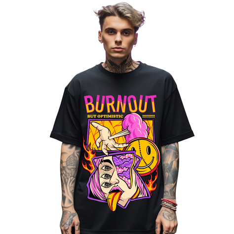 Polera Estilo Urbano - Burnout-0
