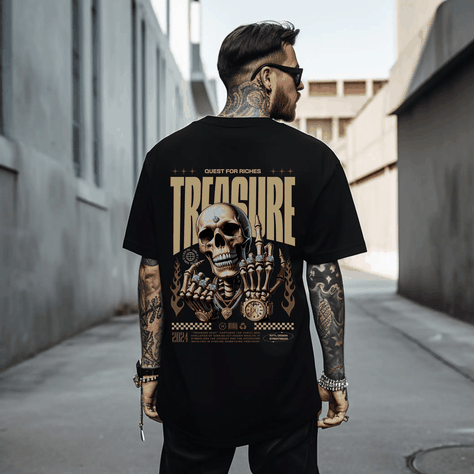 Polera Treasure - Estilo Urbano-1