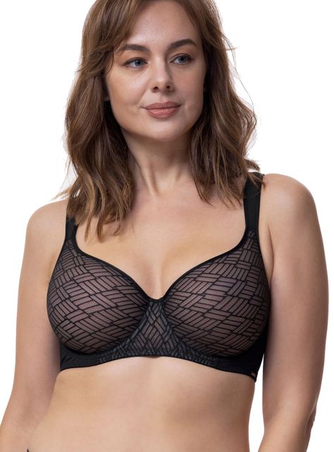 Sostén Spacer Leila Negro COPAS C y D D001725L-0