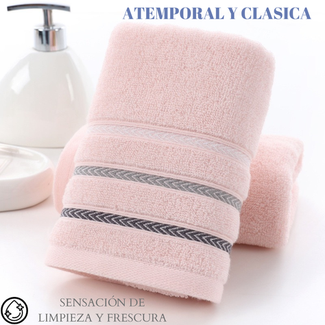 Pack 6 Toallas Algodón Manos Baño Spa Hotel Cocina 35x75-5