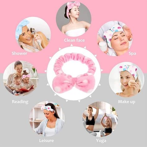 Pack X 12 Cintillo Spa Para Maquillaje - Limpieza Facial-1