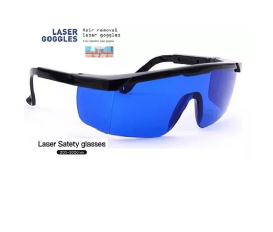 Gafas De Protección Laser Ipl Diodo Para Operador Y Paciente Azul-1