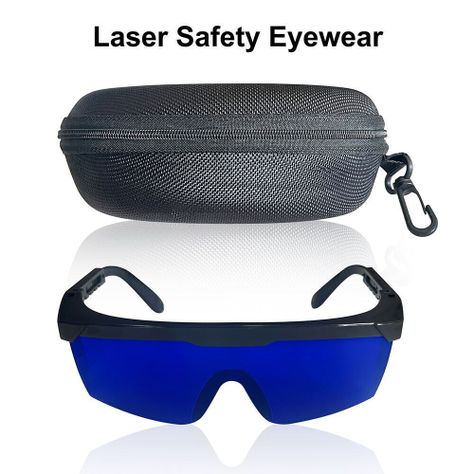 Gafas De Protección Laser Ipl Diodo Para Operador Y Paciente Azul-2