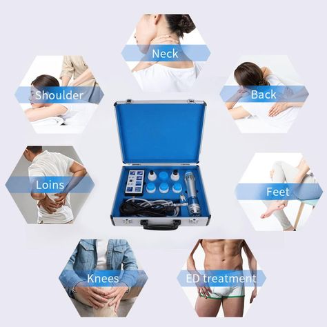 Máquina portátil de terapia de ondas de choque, máquina profesional-1