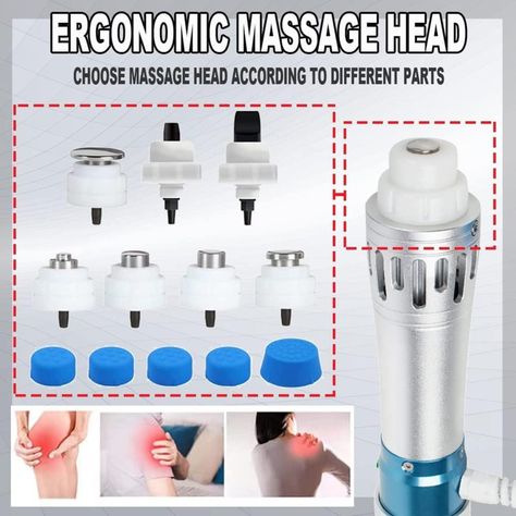 Máquina portátil de terapia de ondas de choque, máquina profesional-4