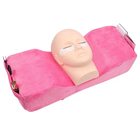 Cojin Para Extensiones De Pestañas O Para Lashista Fucsia-1