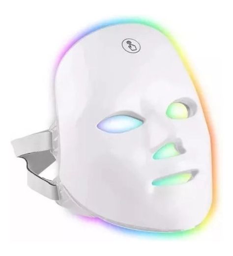 Máscara De Terapia De Luz Facial Led 7 Colores Fototerapia-1