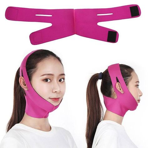 Faja Facial Reductora De Papada Faja Mentonera Mejillas-1