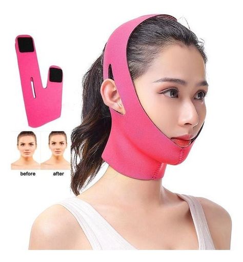 Faja Facial Reductora De Papada Faja Mentonera Mejillas-2