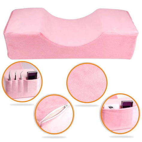 Cojin Para Extensiones De Pestañas O Para Lashista Rosa-2