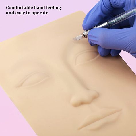 Piel sintetica Para Practica De MicrobladingTatuajes Cejas-4