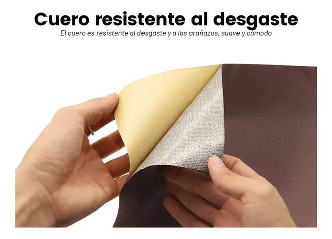 Parche Adhesivo Cuero 30x20 Sofás Reparación Morado-4