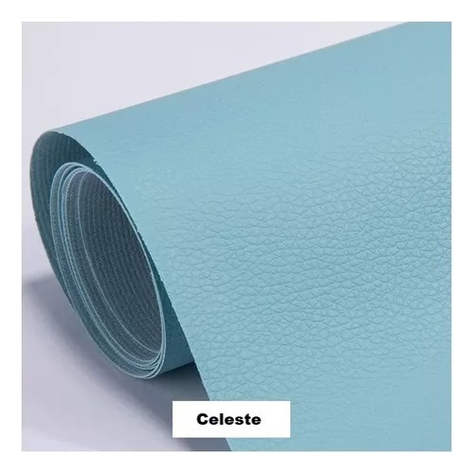 Parche Adhesivo Cuero Impermeable 30x20 Sofás Celeste-0