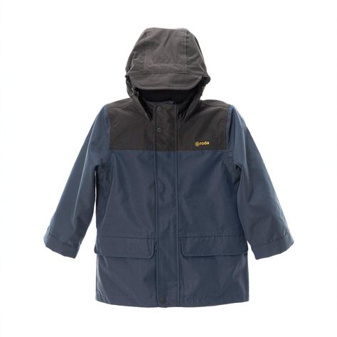 Chaqueta Impermeable para niños y niñas Azul-1