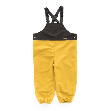 Jardinera Impermeable para niños niñas Amarillo-0