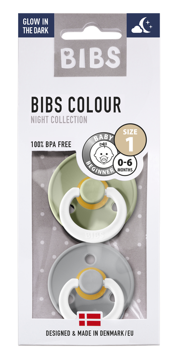 CHUPETE BIBS COLOUR X2 TALLA 1 SAGE NIGHT/CLOUD NIGHT-2