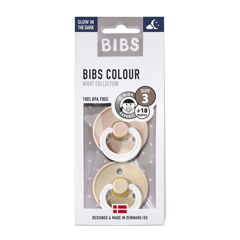 CHUPETE BIBS COLOUR x 2 TALLA 3 BLUSH NIGHT/VANILLA NIGHT-0