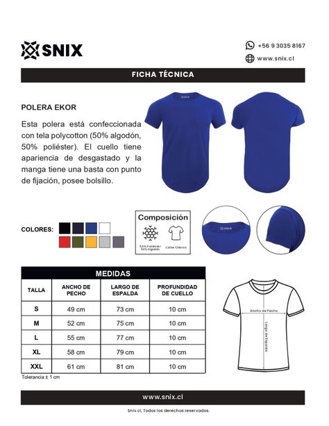 Polera Ekor Cuello Desgastado Snix-4