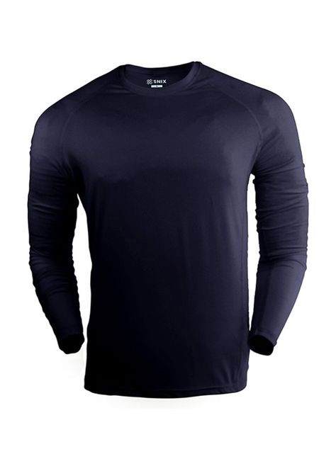 Polera Elasticada Manga Larga Snix-0