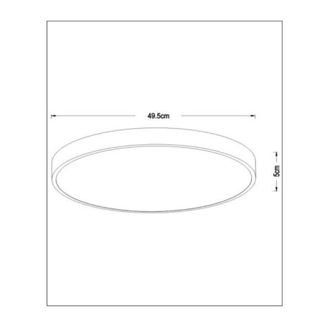 Lámpara de Techo Unar Led Dorado Ø50 - 36W-2