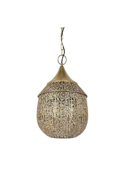 LAMPARA COLGANTE METAL CAFIRA 25CM-0