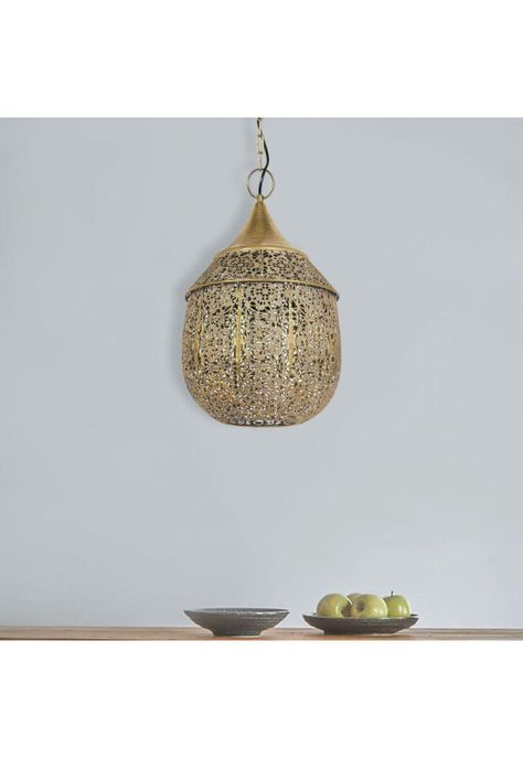 LAMPARA COLGANTE METAL CAFIRA 25CM-1