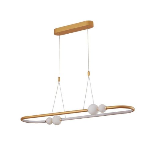 LAMPARA COLGANTE LED CELIA DORADO-2