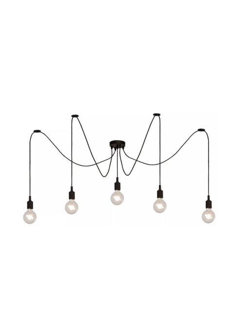 LAMPARA COLGANTE FIX NEGRO 5xE27-0