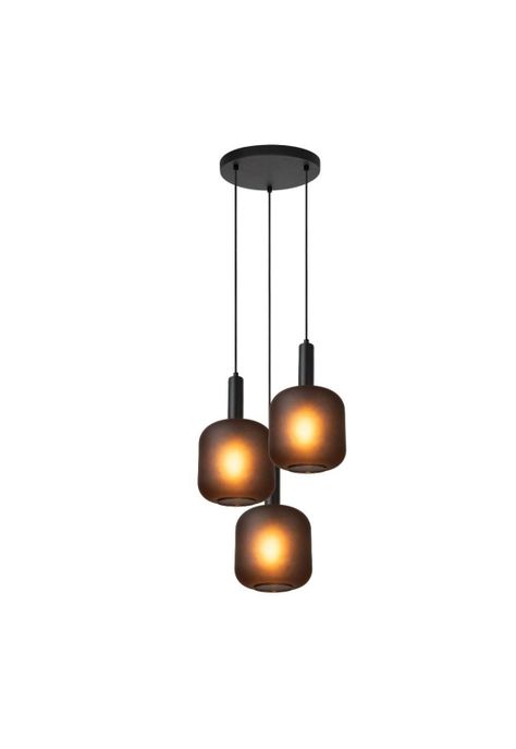 LAMPARA COLGANTE ELOISE NEGRO Ø 40 CM - 3XE27-0