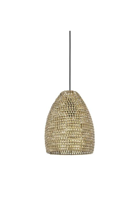 LAMPARA COLGANTE METAL BRONCE 21.5CM-0