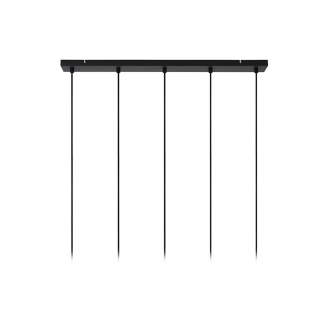 Lámpara Colgante Evora Negro 5xGu10-1