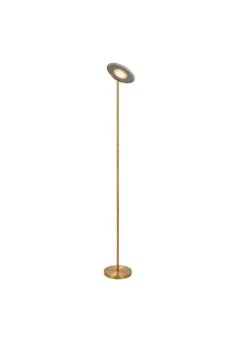 LAMPARA DE PIE ZENITH DORADO RECTA 20W-3000K-2