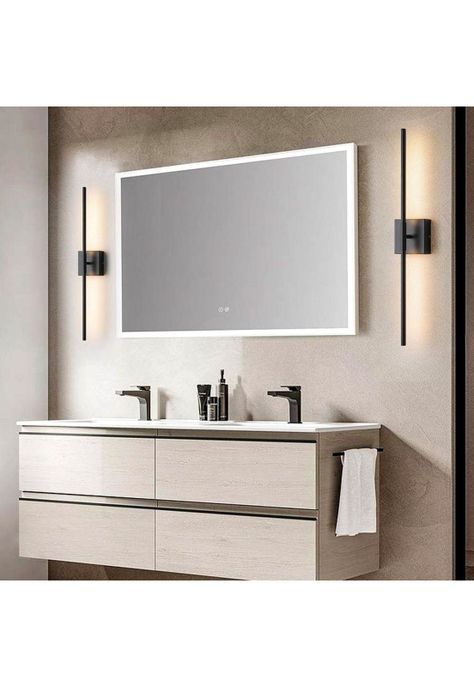 APLIQUE LED LINEAL BRINDISI NEGRO 8W 3000K-1