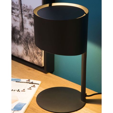 Lámpara de Mesa Knulle Negro 1xE14-1