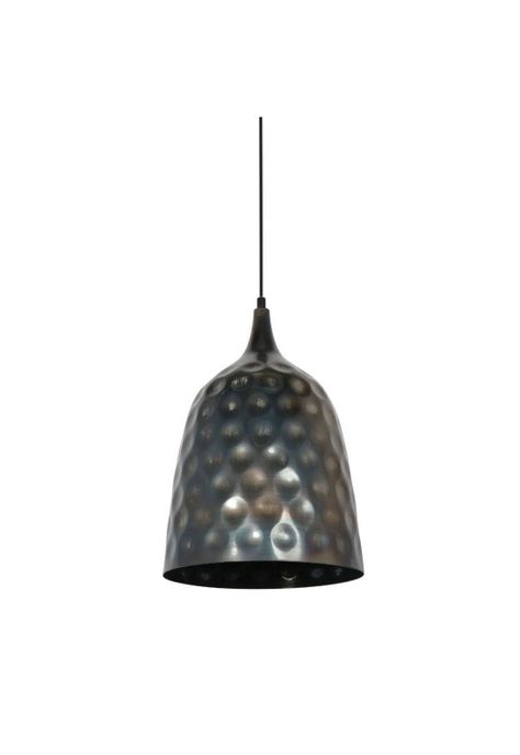 LAMPARA COLGANTE METAL BURQU BRONCE ENVEJECIDO 27CM-0