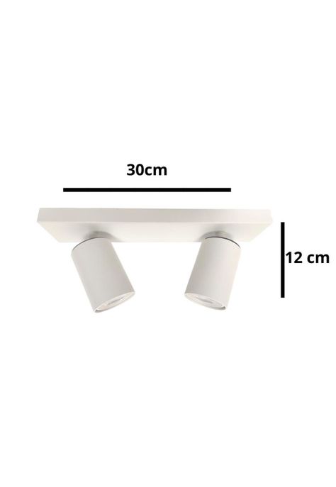 PACK BARRA RUNNER BLANCO 2 LUCES-2