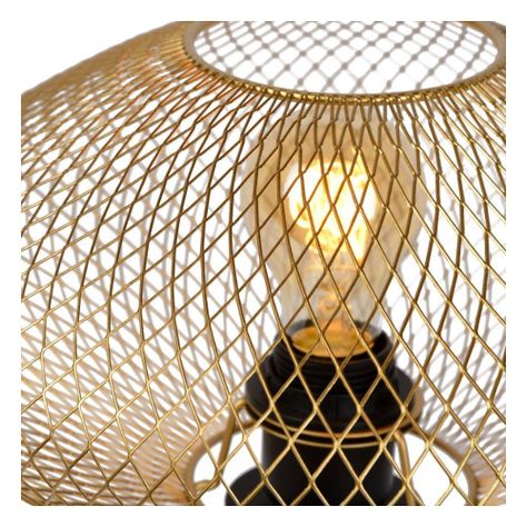 Lámpara de Mesa Mesh Dorado 1xE27 Tripode-2