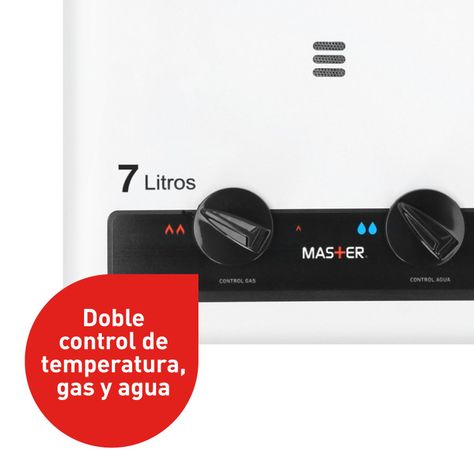 Calefont 7 litros Gas licuado Tiro natural Splendid-2