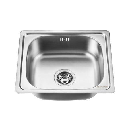 Lavaplatos Empotrado 460 x 400 1 Cubeta Splendid Acero Inox-0