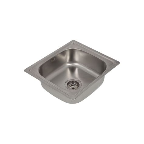 Lavaplatos Empotrado 460 x 400 1 Cubeta Splendid Acero Inox-2