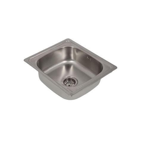 Lavaplatos Empotrado 460 x 400 1 Cubeta Splendid Acero Inox-3